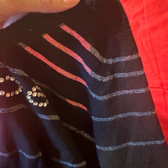 Bebe Black Striped Sweater - Picture 2 of 2